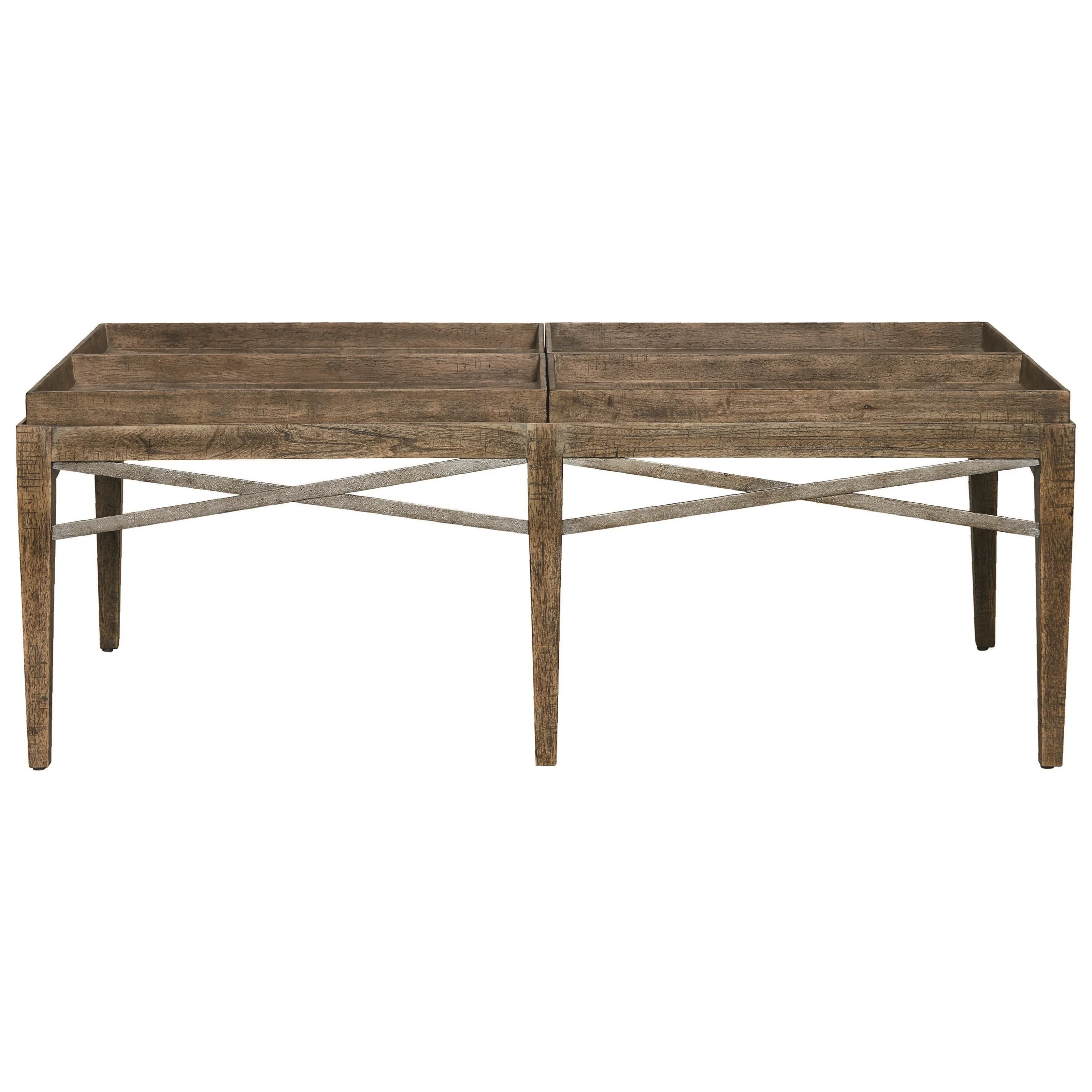 Bassett Woodridge 65970613 Transitional Rectangular Cocktail Table
